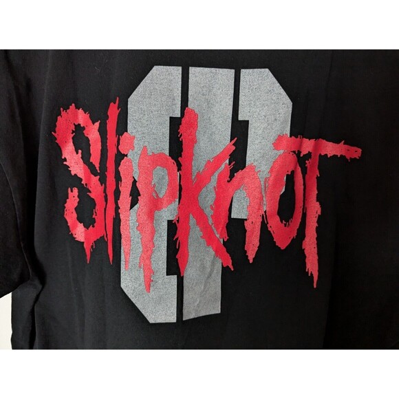 Brooklyn Projects SLIPKNOT T Shirt XL Black Cotton Logo Rock Metal Band - Picture 5 of 6